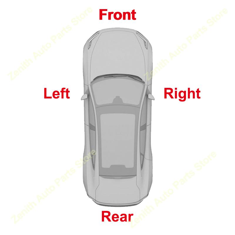 For Tesla Model S 2014-2021 Silver Chrome Car Side Door Wing Cover Rear View Mirror Lower Housing Holder Caps Replacement
