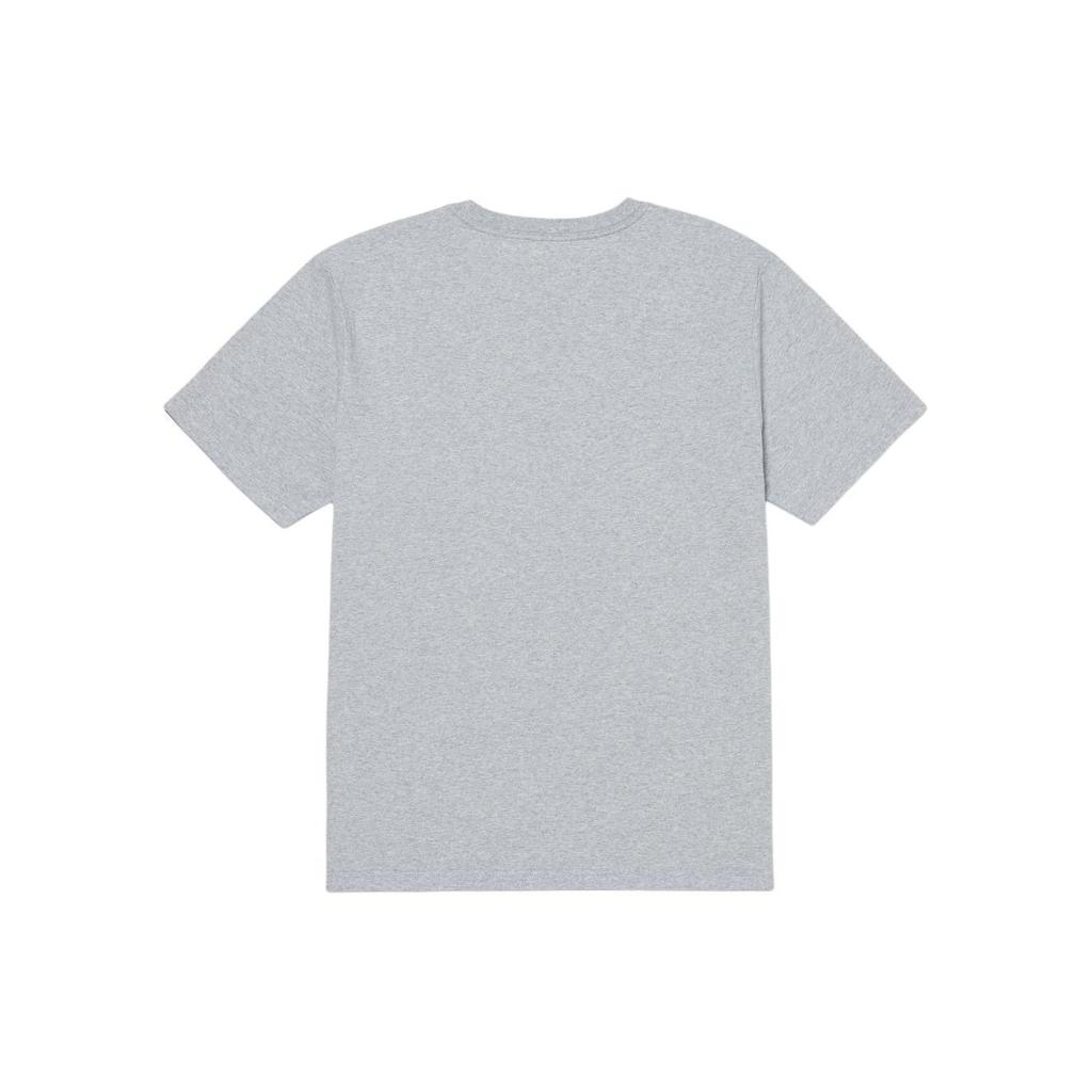 Vans Alphabet-Print Rundhals Kurzarm T-Shirt Herren Tops Grau VN000GQ6HTG