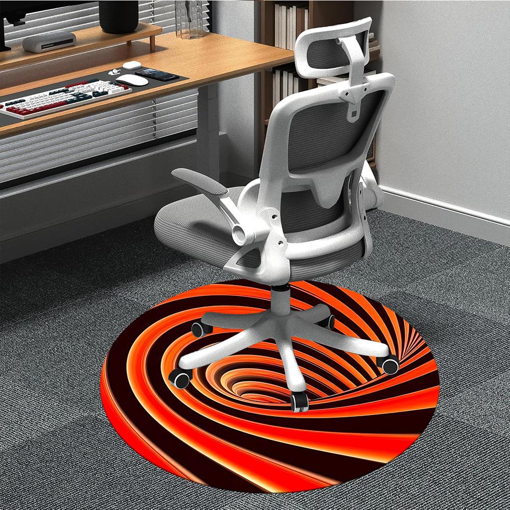 

1pc Spiral, Vortex Carpet for Office, Non-slip, Soft and Durable Office Rug, Perfect for Office yy260128020 80cm by 80cm