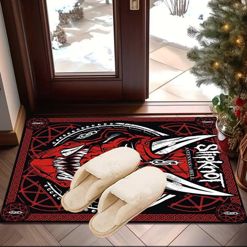 Rock music Slipk-not  Carpet, Chair Rug,Rug for Office Bedroom living rooms, Doormat decor Fan Gift Christmas Gift