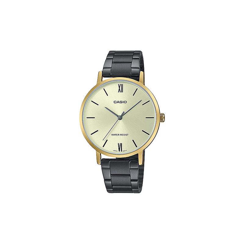 

Casio STANDARD series, classic, simple, exquisite and fashionable, quartz movement, stainless steel strap, Japanese and Korean watch, LTP-VT01GB-9B золотий