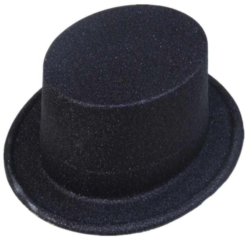 Glitter Pork Pie Hat Lincoln Hat Bowler Top Hat Ringmaster Hat Jazz Hat Magician Top Hat Magician Performed Hat