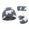 Newborn Baby Hat, Baby Hood, Male and Female Children, Spring and Autumn Baby, Pure Cotton Hat, Gloves, Foot Covers