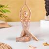 Zart Yoga Lady Home & Office Decor Showpiece