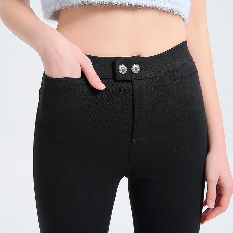 

Оформление: Женские универсальные облегающие рваные черные леггинсы-карандаш One Size S (Suitable for 80-100 jin)