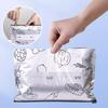 30/60/90Pcs Aluminum Foil Sealable Storage Bags Reusable Leakproof Vacuum Pouches with Label Zip Lock Food Grade Vegetable Fruit Meat Sealing Bag