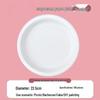 9-Inch White Disposable Round Paper Plates, 100 Count