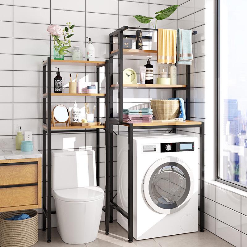 Stainless Steel No-Punch Multi-Layer Bathroom Storage Rack for Above Toilet