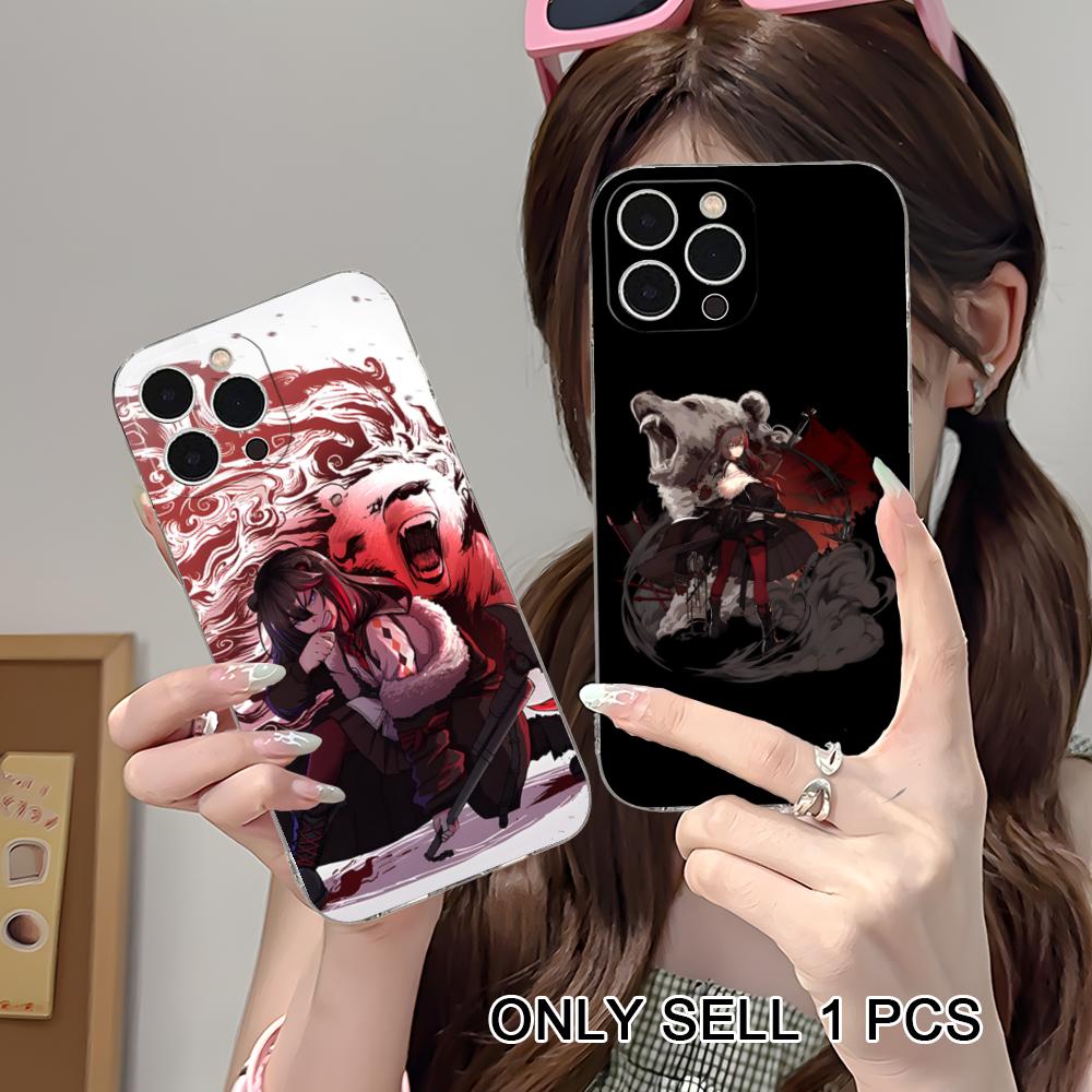 Arknights Zima Clear TPU Mobile Case for iPhone 17 16 15 14 13 12 11 X XR XS Air Pro Max Plus Mini Colorful Cover