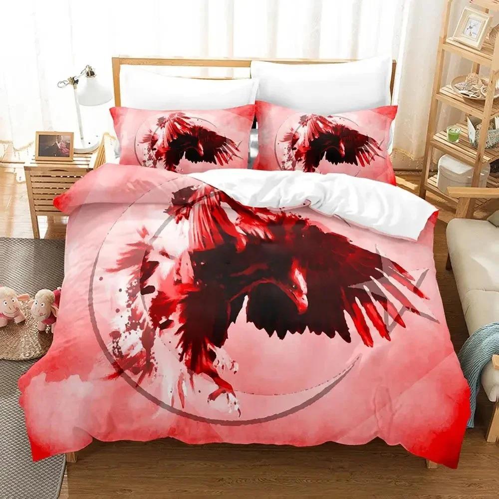 Al Bayrak Bettwäscheset mit türkischer Flagge, Bettbezug, Bettset, Bettbezug, Kissenbezug, Bettdecke, Kingsize-Bett, Queensize-Bett, Jungenbettwäsche für Erwachsene