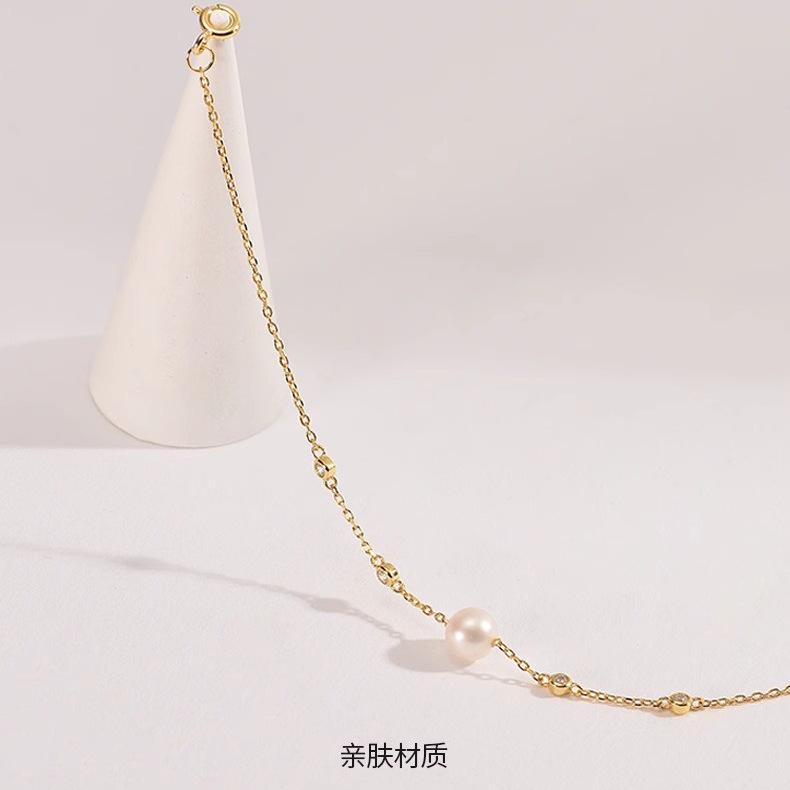 Ins Wind Natural Freshwater Pearl Bracelet Sparkles with Gypsy Design Packing and Wholesale