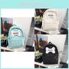 Simple And Versatile Female Student Backpack With Colorful Options For Daily Use