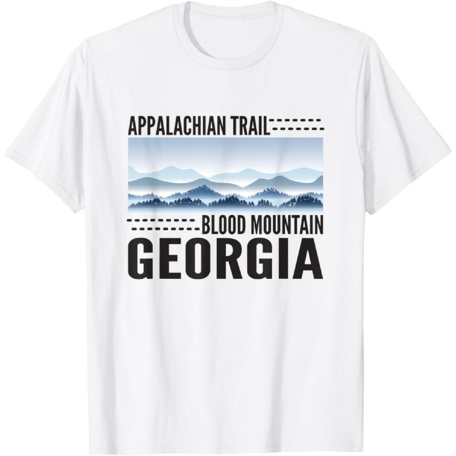 Футболка «Туристы Аппалачской тропы, идущие в поход на Кровавую гору, Джорджия» S