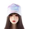 Curved Brim Mesh Hollow Shining Women Baseball Cap Sequins Outdoor Sports Caps Korean Sun Hat