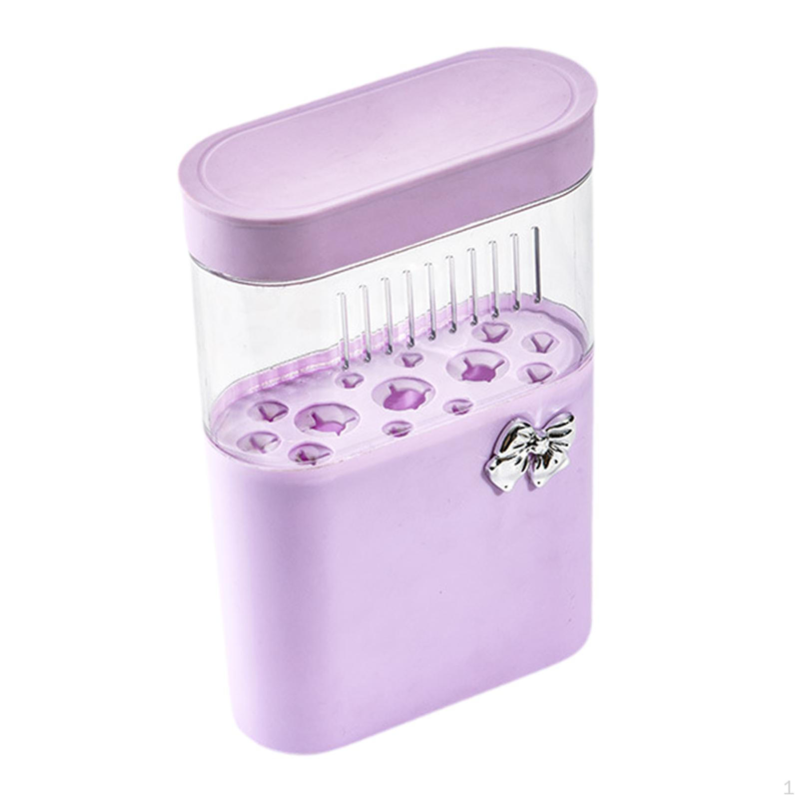 

Держатель для кистей Косметическая кисть для хранения косметики фиолетовый