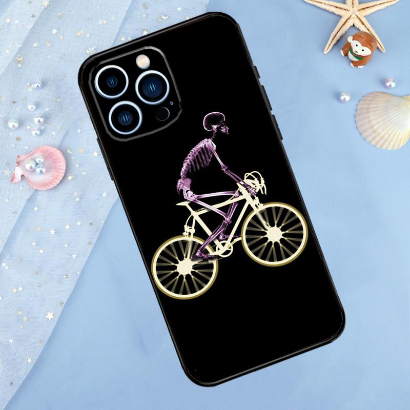 Mountain Bike Cycling art Case For iPhone 17 Pro Max 16 14 13 12 11 15 Pro Max Plus 12 13 Mini 16e 17 Air Back Cover