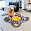 Pet Snuffle Feeding Mat Fun Pet Plush Toy Foraging Dog Squeaky Toy Cute Puppy Toys Bear Shape Dog Cat Play Toy Nose Training Pad