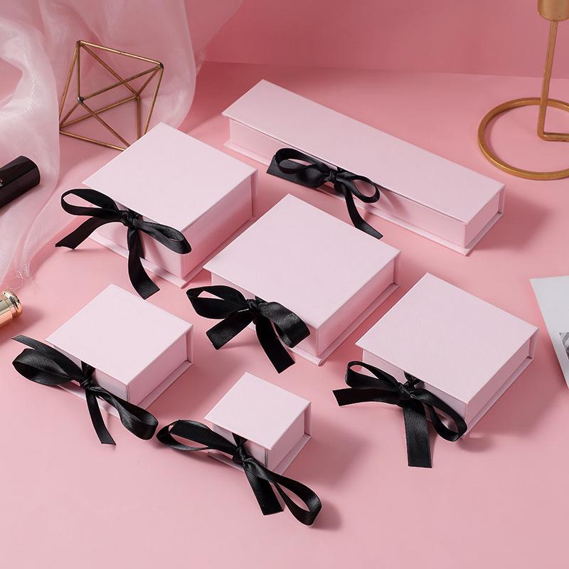 Exquisite Flip-Top Jewelry Gift Box for Rings, Watches, Necklaces, Earrings, Pendants, and Badges