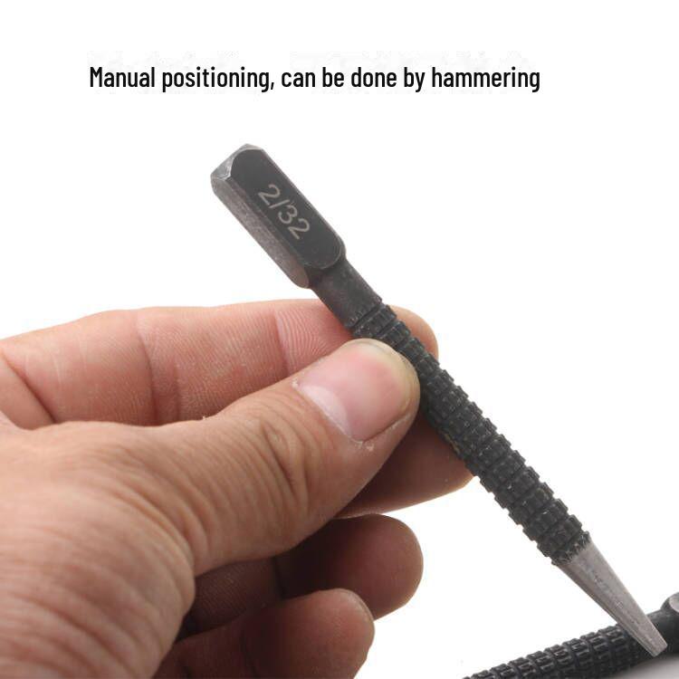 Hochpräzises manuelles Bohrortungswerkzeug: Gehärteter Körner für genaue Positionierung