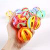 50Mm bell children's toy colorful pet cat toy colorful assembly figure bell small gift reward toy