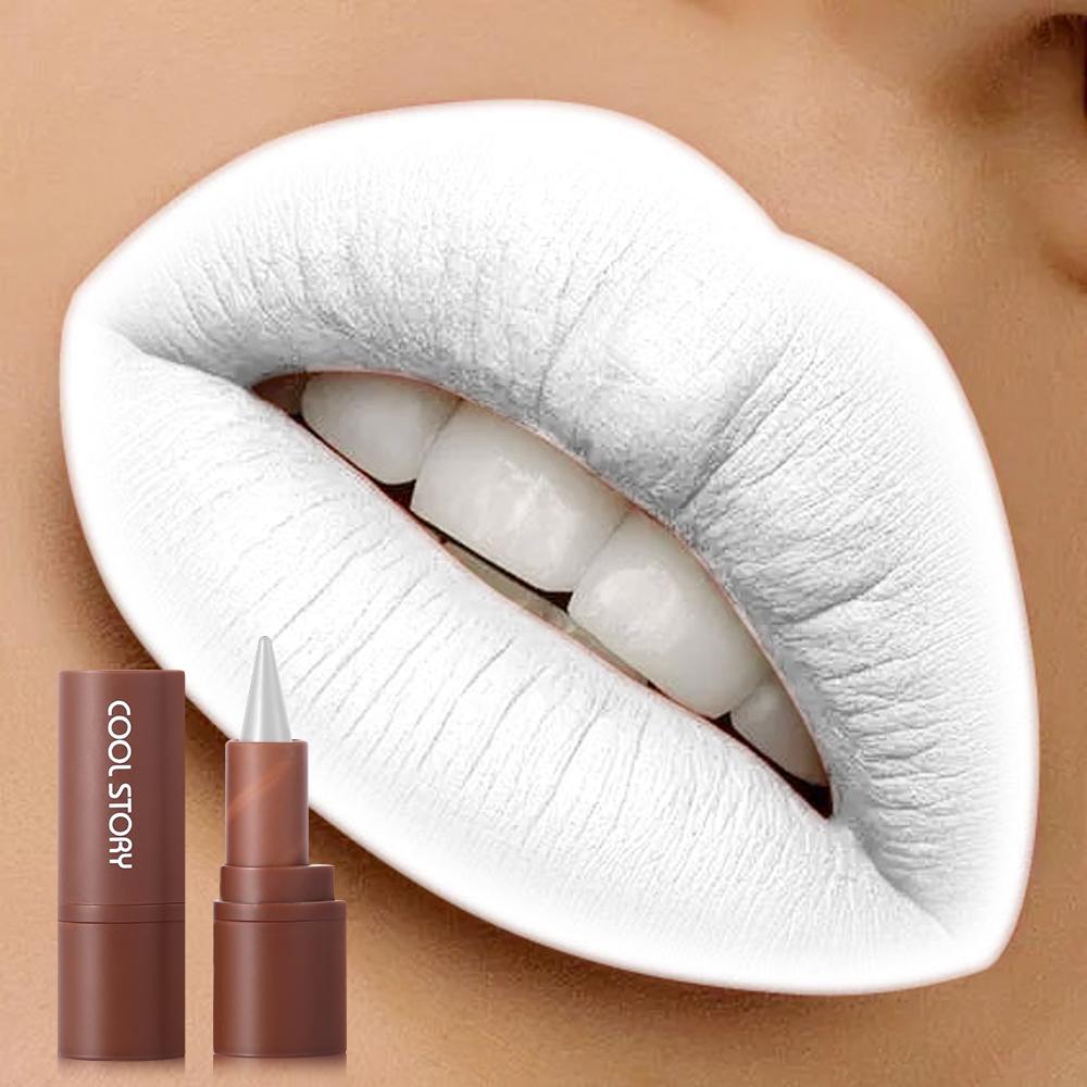 Matte Mist Face Warhead Lipstick Autumn/Winter Earth Color Waterproof Eyeshadow Gradual Blending Perfect 2-in-1 Lip Liner Lip Combo