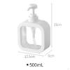 Bottle Dispenser Portable Easy to Refill 300/500ml for Countertop Bathroom Accessories Hotel