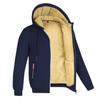 Winter sweater men's hooded trendy handsome versatile loose coat autumn and winter velvet thickened clothes