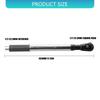 Offset Extension Wrench for Electric Drills 1/2" Offset Extension Wrench Including Socket Adapters for Tight Areas