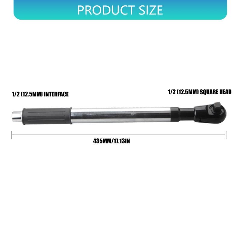 Offset Extension Wrench for Electric Drills 1/2" Offset Extension Wrench Including Socket Adapters for Tight Areas