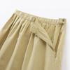 MUJI Women's Hemp Cotton Easy Long Skirt, BE1VBA5S, Yellow, Size L