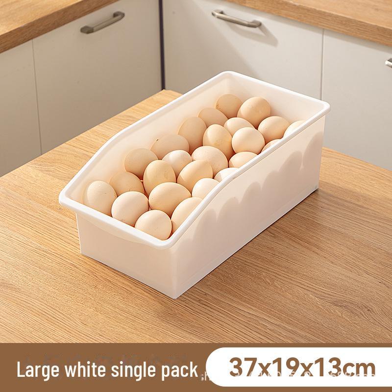 Refrigerator Egg & Beverage Storage Organizer Pull-Out Basket