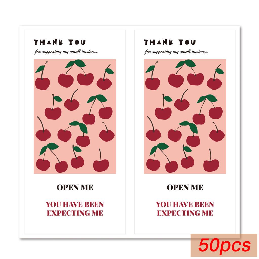50 Pcs Flower Thank You Stickers Seal Labels For Gift Or Commodity Decor Stickers Small Business Packaging Sealing Stickers