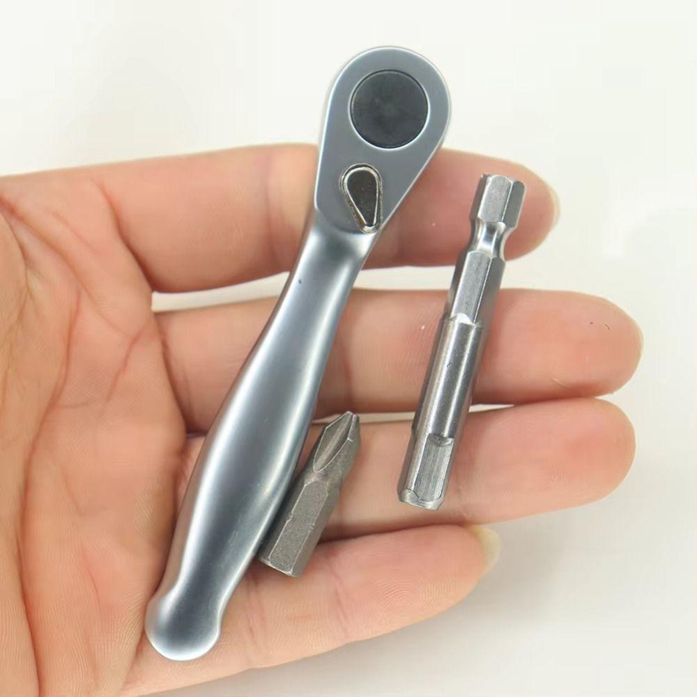 6.35 Mm Socket Torque Wrench 1/4 Inch Hexagonal Ratchet Wrench Manual Tools
