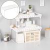 Bathroom Organizer Kitchen Utility Storage Rack Shelf Divider Makeup Home S