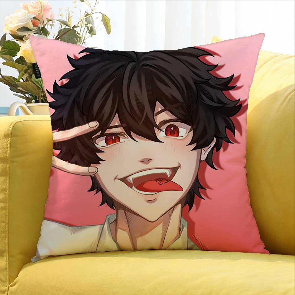 P-Phantom Mogari B-Busters Various Sizes Square Pillow Case For Car Home Bedchamber Decor