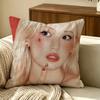 Singer Singer Somi Cushion Cover Pillow Cover Nordic Minimalist Throw Doublesided Print Cushion Case For Sofa Bedroom Decor