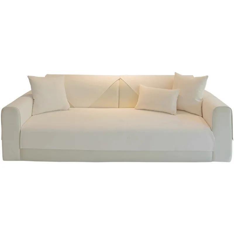 Шениллоновая подушка для дивана 2025 Новая высококлассная подушка Простой современный нескользящий чехол для дивана Чехол Ткань Накидка на спинку 30x50 pillowcase1pc 5329₽