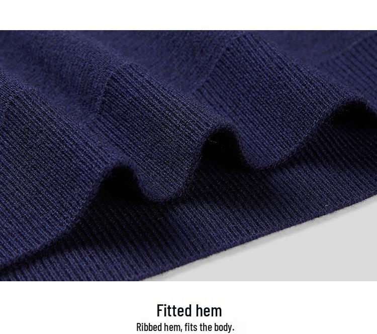 Men's Autumn Round Neck Solid Color Casual Sweater