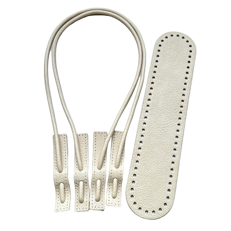 Высококачественная сумка Сумка Ремни Дно DIY Вязаные сумки Ручка 1 Комплект Дно и ручки для сумки Ручки для сумки через плечо бежевый