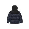 Hongxing Erke Water-Resistant Series Urban Outdoor Hooded Couple Down Jacket Men Outerwear Black 51223401052-004