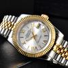 High-end Steel Belt Watch Waterproof Gold Watch Men's Same Mechanical Watch Student Calendar Watch