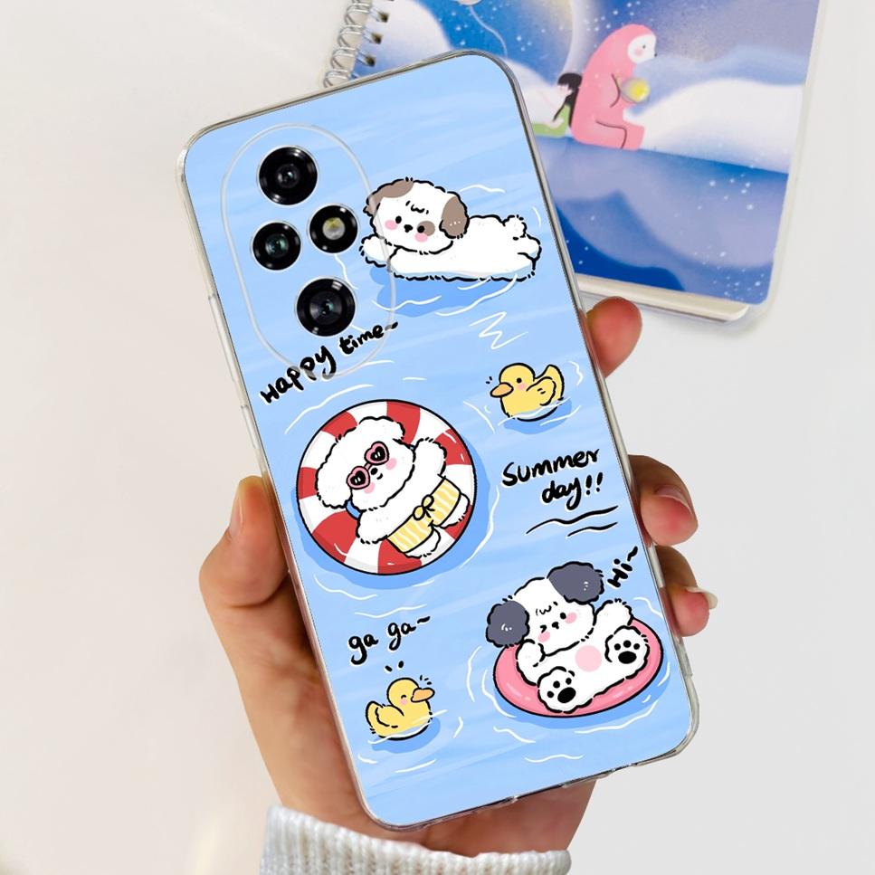 For Huawei Honor 200 6.7"Case Cute Cartoon Panda Astronaut Soft Silicone TPU Cover For Honor 200Pro Honor 200 Lite 5G Phone Case