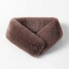 Cocoa Magnetic Fur Scarf  Canvas Bag Gift   Lalaf170 