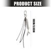 Multifunctional Alloy Fish Tail Pendant With Metal Chains And Tassels For Key Holder Earphone Hanger Or Bag Decoration