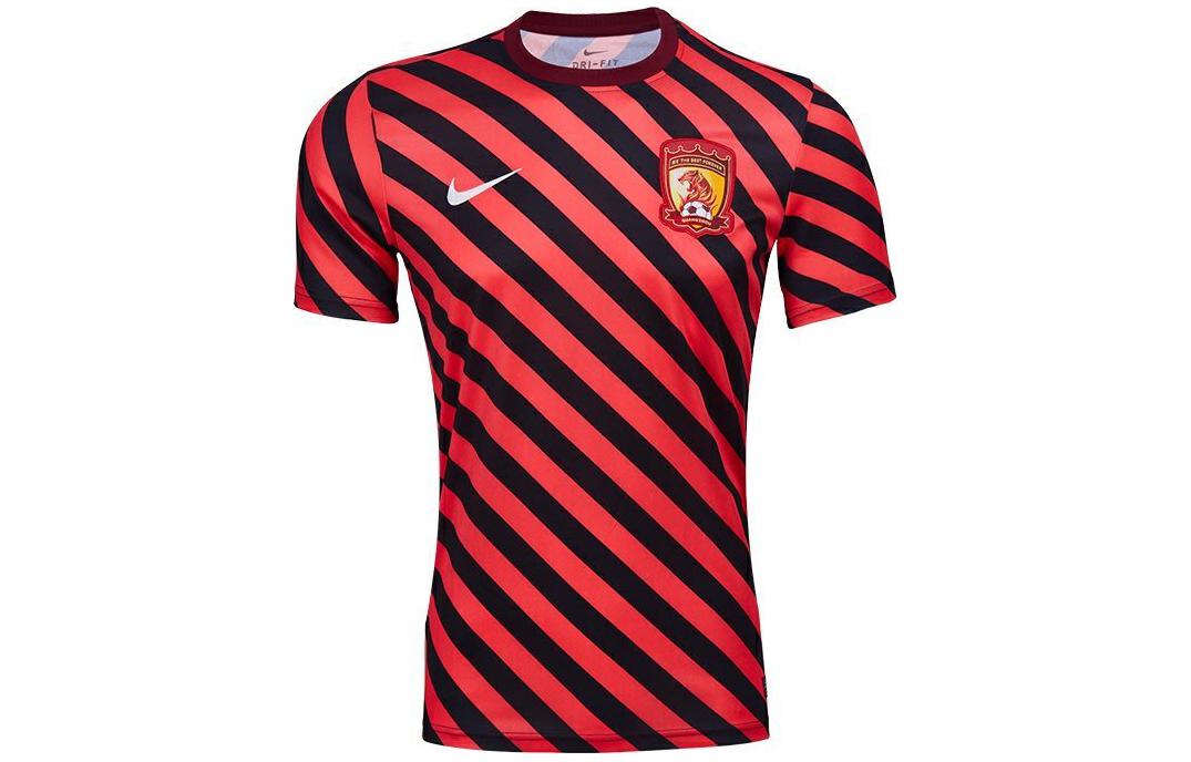 Nike Soccer Jersey Unisex Black Red Twill CI7995-666 L