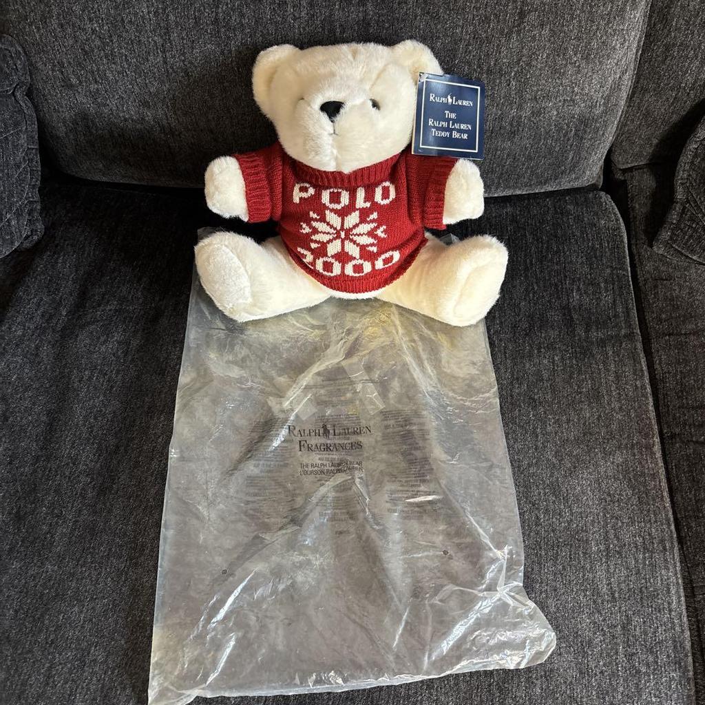 [USED] Ralph Lauren teddy bear with POLO logo