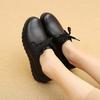 New Style Women's Single Shoes, Soft-soled Anti-slip Leather Shoes for Middle-aged and Elderly People