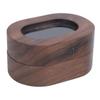 Trälåda för ringar Retrostil Kompakt Bärbar Magnetisk Stängning Ringhållarlåda för Daglig Användning Bröllop