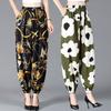 Middle Aged and Elderly Summer Pants Mom Thin Quick Drying Lantern Pants Women Summer Leg Pants