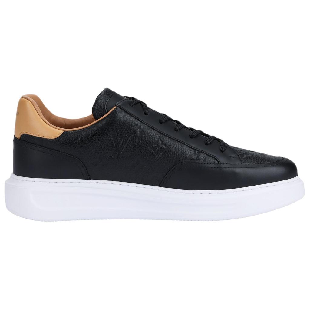 LOUIS VUITTON Beverly Hills Sneakers 'Black Monogram With Caramel Top' 1A7WGL
